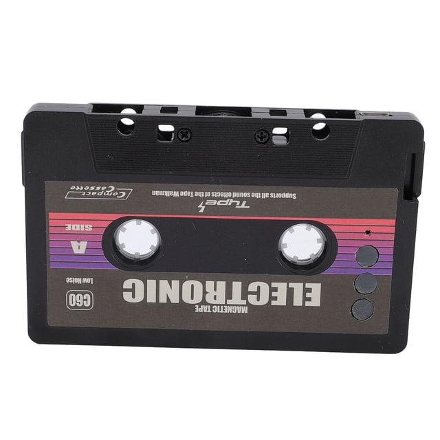 Wireless Cassette Adapter, Support 32G Memory Card Car Cassette Adapter Lossless Sound Transfer Simple Connection USB Powered for Smartphone