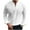 White, variant on Kaemgyyd Men Long Sleeve T-Shirt Casual Loose Solid Color V Neck Tee Plus Size Classic Work Tops Spring Clothes