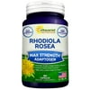 aSquared Nutrition Rhodiola Rosea Supplement - 180 Capsules - Max Strength Pure Rhodiola Root Extract Pills to Improve Energy, Brain Function & Stress - Natural Golden Root Herb for Men & Women