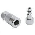 thumbnail image 5 of 42 Pieces 1/4 Inch Npt Quick Connect Air Coupler and Plug Kit for Air Compressor Accessories Fittings,42 x connector,Silver & red, 5 of 8