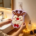 thumbnail image 4 of PONPRNGY 1Pc Hand Towels Christmas Embroidered Decor Quick-Dry Dish Towels Decorative Bathroom Kitchen Towels for Drying, Cleaning, Cooking, Holiday Towels Gift, 4 of 7