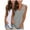 Gray# tank tops for women, variant on 2 PC V Neck Tank Tops for Women Loose Fit Comfortable Basic Tees Plus Size Solid Color Sleeveless Shirts Blue S