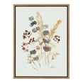 thumbnail image 2 of Kate and Laurel Sylvie Wild Salvia Framed Canvas Wall Art by Sara Berrenson, 18 x 24, Gold, Decorative Flower Art for Wall, 2 of 6