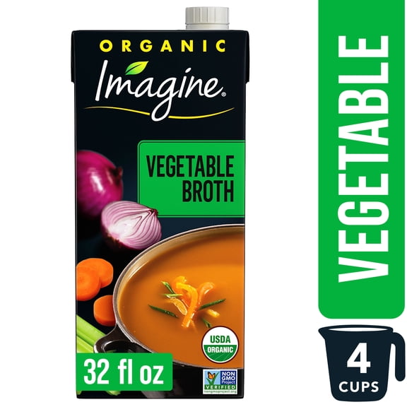 Imagine Organic Vegetable Broth, 32 fl oz Carton