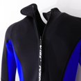 thumbnail image 4 of de Neopreno de 3 Mm, Completo para Hombre, de Neopreno Térmico de Buceo, Contra Sarpullidos de Manga Larga para , Buc , Azul M, 4 of 8