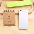 thumbnail image 1 of Weather Series Sofe Cover Portable 9.5*8.5cm notebook 9.5x8.5cm Spiral Journey Notebook Wirebound Memo Notepad, 1 of 5