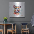 thumbnail image 4 of Luxe Metal Art 'Colorful Watercolor Cairn Terrier' by Furbaby Affiliates, Metal Wall Art, 36"x36", 4 of 9