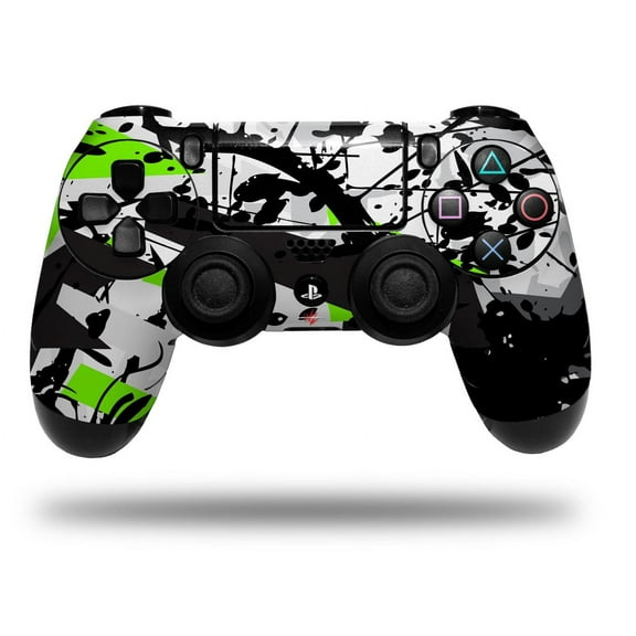 Skin for Sony PS4 Dualshock Controller PlayStation 4 Original Slim and Pro Baja 0018 Lime Green (CONTROLLER NOT INCLUDED)