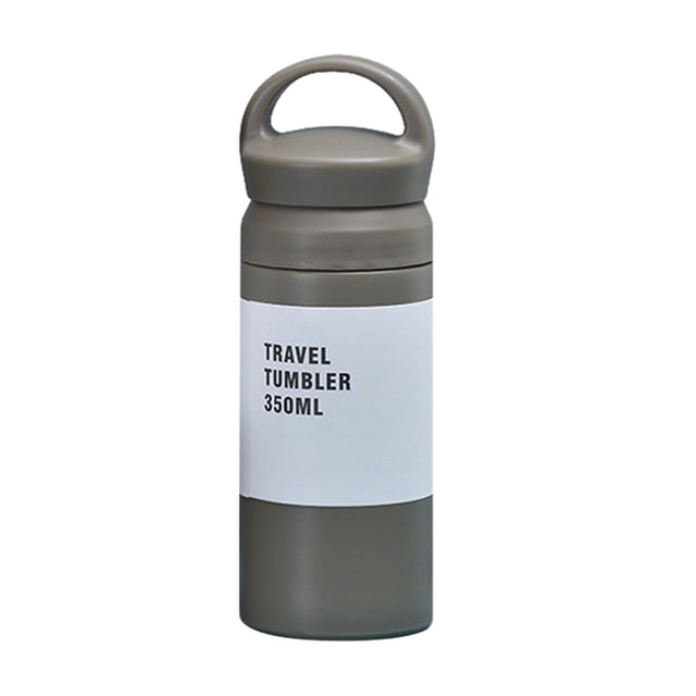 Tazas de café al vacío de doble tapa - Metal, dos capacidades, para viaje/coche/caliente/frío
