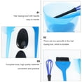 thumbnail image 3 of EeaseCA 5Pcs Practical Hair Dye Tool Kit Complete Hair Coloring Set Useful DIY Dyeing Tool Set Portable Hair Tinting Tool for Home Salon (Blue), 3 of 8
