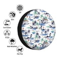 thumbnail image 4 of Goofa Hawaii Palms Pattern Universal Tire Cover for Jeep, SUV, Truck, and Trailer – Waterproof, UV-Resistant,Easy to Install, Fits 14"-17" Tires-16 inch, 4 of 6