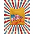 thumbnail image 3 of Liberty 4Th Of July Waving Flag Sweatshirt Women -Image by Shutterstock, Female Small, 3 of 4