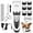 Dog Grooming Kit - White, variant on Oneisall P2 Low Noise Dog Grooming Kit, Rechargeable Cordless Dog Clippers for Grooming, Dog Grooming Clippers with 6 Guard Combs & 1 Steel Comb, Shaver Hair Clippers Set for Dogs Cats Pets - White