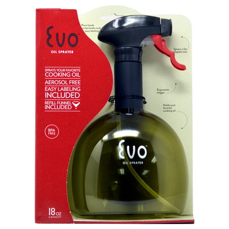 Evo Oil Sprayer Green Non-Aerosol for Olive Oil and Cooking Oils (The Best Olive Oil For Cooking)