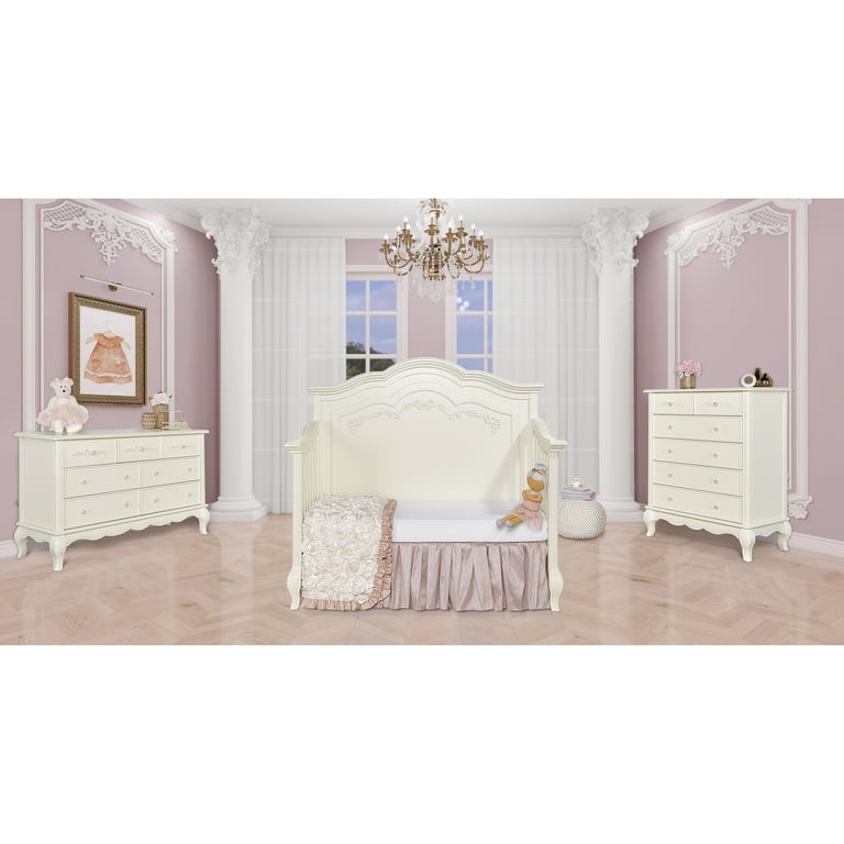 Evolur aurora sale crib ivory lace