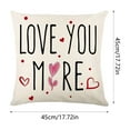 thumbnail image 6 of HongHeng Clearance Under $2.00 1 Set of 4 Valentines Day Pillow Covers Valentines Day Decor Valentine Pillows Decorative Throw Pillows Valentines Day Decorations, 6 of 9