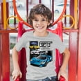 thumbnail image 3 of Tee Hunt Ford GT American Horse Power Youth T-Shirt Sports Race Car Licensed Kids, Gray, Medium, 3 of 5