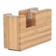 thumbnail image 4 of Base De Rollo Adhesivo, Dispensador De Cinta De Escritorio Madera De Bambú Resistente A La Corrosión Respetuoso Con El Medio Ambiente Para La Oficina Para El Hogar Cergrey Tape Base, 4 of 8