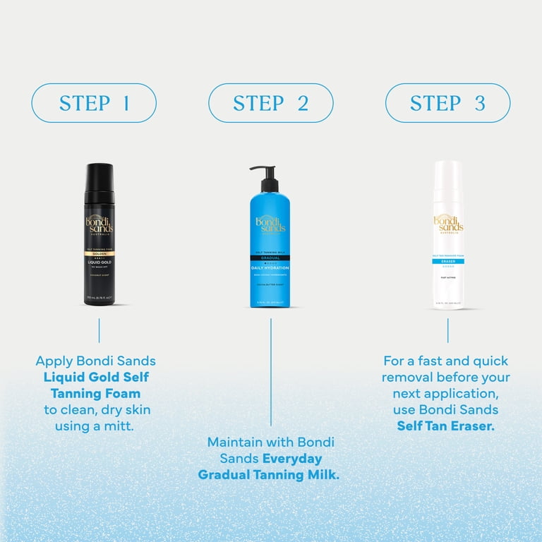 Bondi Sands Liquid Gold Sunless Self Tanner Foam 5.07 fl oz - Walmart.com