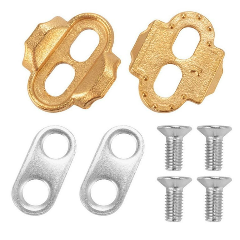 SPD Cleats for Bikes in Brass Cleats Bolts for Eggbeater Pedals