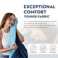 thumbnail image 6 of MLILY Queen Cooling Comforters, Reversible Lightweight Quilts, Machine Washable, Blue, 6 of 8
