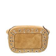 Valentino Nellcote Suede Crossbody, Beige