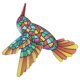 thumbnail image 3 of Hummingbird Wall Decor Metal Hummingbird Wall Art for Decor Hanging Ornament, 3 of 5