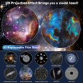 thumbnail image 3 of Planetarium Star Projector, Galaxy Projector, Realistic Starry Sky Night Light With 12 Movie Discs, Solar System Constellation Moon For Kids Bedroom L, 3 of 5