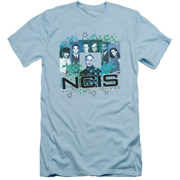 Ncis Cast Adult 30/1 T-Shirt Light Blue