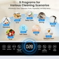 thumbnail image 2 of BLITZHOME Smart Wifi Countertop Dishwasher, 9 Programs,5.2L Built-in Water Tank ,3-Spray Arms & 24H Timing,No Installation Needed, 2 of 9
