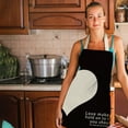 thumbnail image 2 of EUDIDV Aprons for Women With Pockets 1pc Parent Adult The Family Kitchen Lovely Print Linen Family Aprons plus Size Pinafore Apron Pinafore Aprons for Women, 2 of 2
