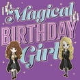thumbnail image 2 of Girl's Harry Potter Magical Birthday Girl  Graphic Tee Purple Berry Small, 2 of 4