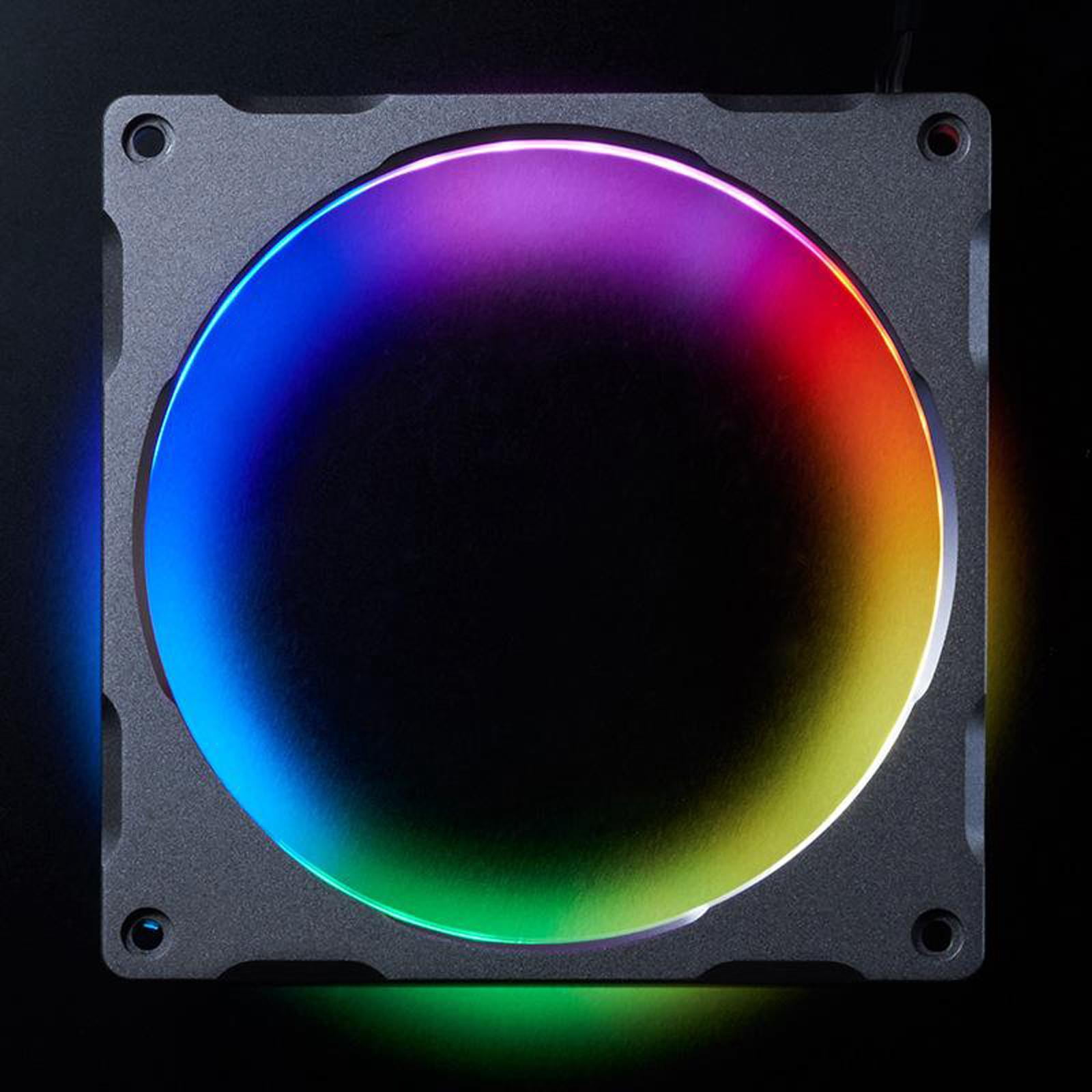 Wzmzjy LED RGB Desktop Computer Case Cooling Fan CPU Cooler Radiator Easy Installations 12cm