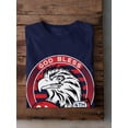 thumbnail image 3 of God Bless America Eagle T-Shirt Men -Image by Shutterstock, Male XX-Large, 3 of 4