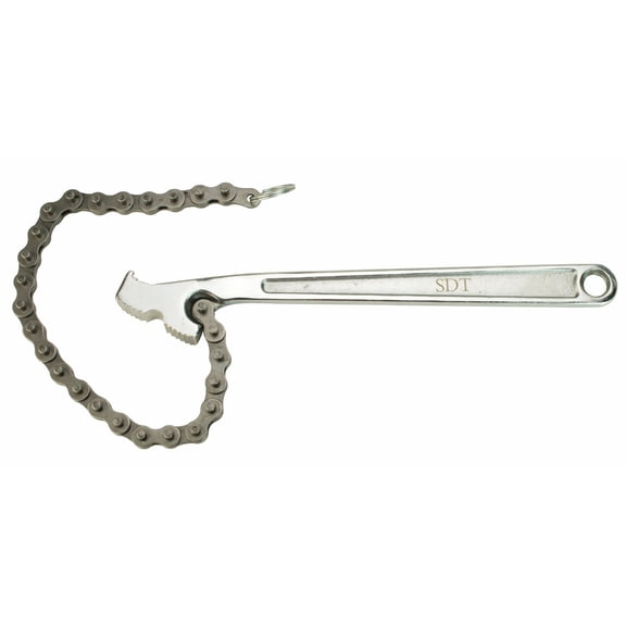 Steel Dragon Tools® 12" Steel Chain Pipe Wrench 40222 16" Chain