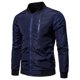 thumbnail image 2 of Hombres Casual Slim Fit Delgado Sólido Ligero Outwear Sportswear Chaqueta Abrigo Pompotops  oipoqjl11481, 2 of 9