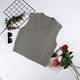 thumbnail image 2 of Suéter Divertido Gibobby Chaleco de punto sin mangas con cuello en V Gris L, 2 of 4
