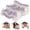 White with Mid Gray, variant on CONCETTA Contour Memory Foam Pillow,Includes Pillowcase, Ergonomic Neck and Shoulder Support Pillow for Side and Back Sleepers, Queen Size