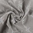 thumbnail image 4 of TWOPAGES Semi Sheer 26"x108" Pinch Pleat Jacquard Faux Linen Drape for Living Room, 1 Panel, Beige Branch, 4 of 5