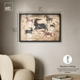 thumbnail image 5 of Cave Drawing Horses Shadowbox Print Farm Animals Art by Art Remedy, Black Frame, 36 x 24, 5 of 7
