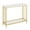 Gold, variant on Accreate Narrow Console Table with Glass Shelf – 31.4" Industrial Sofa Table for Entryway and Living Room