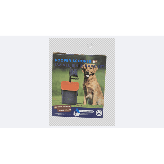 Pooper Scooper Portable Poop Scoop Bin Kit