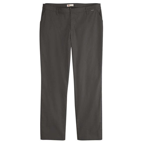 Dickies FW21 Women's Premium Flat Front Pants - Plus - Dark Charcoal - 16