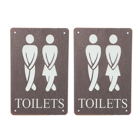 

Wall Sticker Decor Bathroom Hanging Picture Frameless Beer Nostalgia Tinplate 30X20CM 2 Pcs