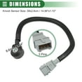 thumbnail image 3 of Unique Bargains Car Engine Ignition Knock Sensor Detonation Sensor for Chevrolet Aveo Gas 2004-2008No.96253545/96386710, 3 of 7