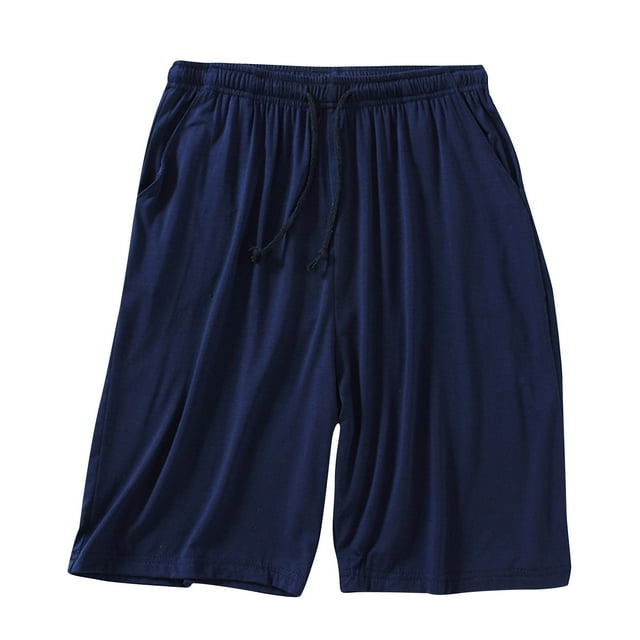 Mens Sports Shorts Lightweight Quick Dry Thin Five Division Home Pajama Shorts Soft Comfy Sleep Pants