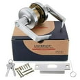 thumbnail image 3 of Door Lever Lockset, Extra-Heavy Duty Grade 1, Brushed Chrome, Lawrence Hardware, 3 of 3