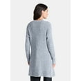 thumbnail image 3 of Time and Tru Women’s and Women’s Plus Super Soft Longline Cardigan Sweater, Lightweight, Size XS-4X, 3 of 5