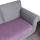 thumbnail image 3 of Cojín de sofá de felpa suave para 4 personas, color lila claro, tela elástica, tamaño 230-280 cm, peso 500 g, incluye 1 asiento de sofá., 3 of 6