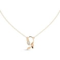 thumbnail image 3 of IGI Certified Lab Grown Diamond Olive Leaf Branch Pendant Necklace for Women | Marquise Cut Diamond Necklace with 18 Inch Cable Chain 18K Solid Rose Gold F-G, VS-SI Quality (0.50 Ctw), 3 of 5